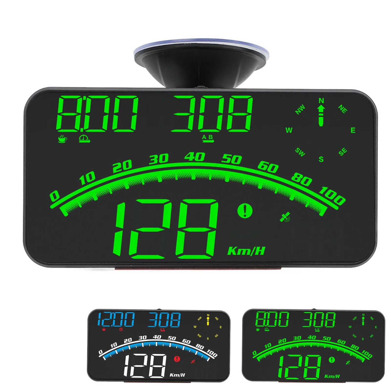 Auto Universal Digital Smart HUD LED Screen High Definition Speed Alarm - £23.33 GBP+