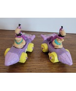 2 Flintstones Cartoon Network Wacky Racers Burger King Toy Fred &amp; Dino 3... - $5.93