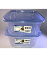 2ea 24Cup/194oz Jumbo Sure Fresh Dry/Cold/Freezer Food Containers 13 3/4... - £14.69 GBP