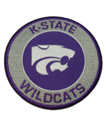 Kansas State Wildcats~Embroidered PATCH~3 1/2&quot; Round~Iron or Sew On~NCAA - £3.64 GBP