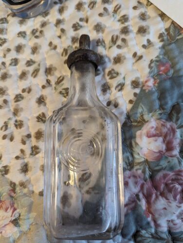 Vintage Clear Glass Colgate Bottle - $7.91