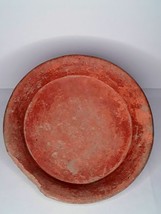 Maya or West Mexican Pre Columbian Tripod footed red burnished plate - £611.89 GBP