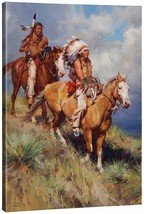 Jason Rich The Return of Red Cloud Gallery Wrapped Canvas 24&quot;W x 36&quot;H - £358.46 GBP