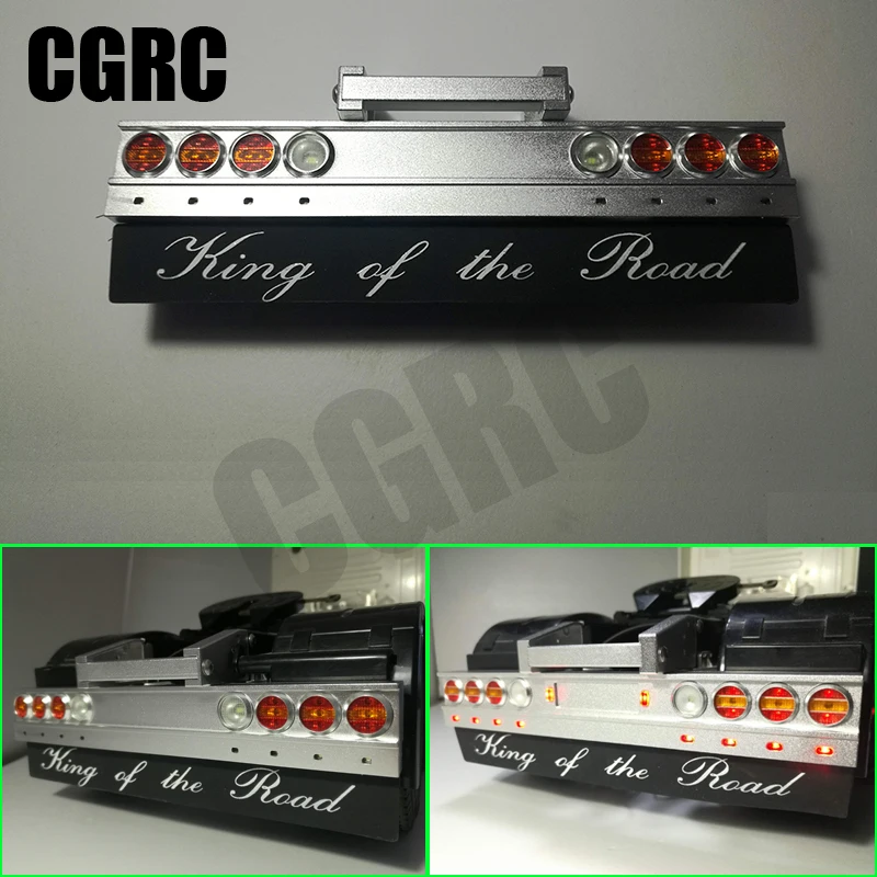 Metal CNC Taillight System for 1/14 Tamiya RC Truck Trailer Tipper Scania 620 47 - $113.54