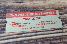 1964 New York Worlds Fair Swiss Pavilion Raffle Ticket - $10.84