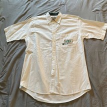 Vintage Team Kool Green Indy Racing Button Up Racing Embroidered Shirt S... - $10.67