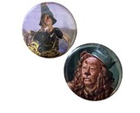 Wizard of Oz Licensed Buttons  One Inch Buttons 1&quot; Pinback Pins  Lot of 2 - £3.97 GBP