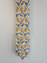 Jerry Garcia Blue/Yellow Weave Neck Tie, Northern Lights Proof 203 100% ... - $14.99