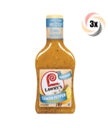 3x Bottles Lawry&#39;s Lemon Pepper Marinade | With Lemon | 12oz | Fast Ship... - £22.14 GBP