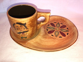 2 Pennsbury Pottery Mugs And Snack Trays Mint - $39.99