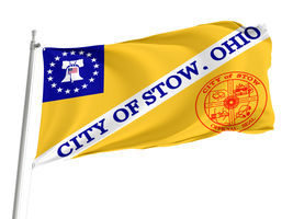 Stow, Ohio Flag,Size -3x5Ft / 90x150cm, Garden flags - $29.80
