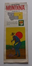 Folding Road Map Eastern Montana Tour No. 2 S &amp; H Greenstamps 1962 - $13.98
