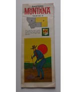 Folding Road Map Eastern Montana Tour No. 2 S &amp; H Greenstamps 1962 - $265.72 MXN