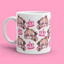 Kawaii Pink Haired Knight Mug, Cute Gaming Trap, Japanese FGO,DPM10, 11oz 15oz - £15.02 GBP+