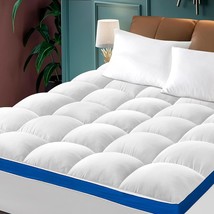 Mattress Topper Queen Size Cooling Mattress Pad Cover for Ultimate Comfo... - £57.92 GBP