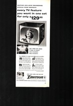 1954 Emerson Television Model 1060 Portable Engineering Miracle Vintage ... - $24.11