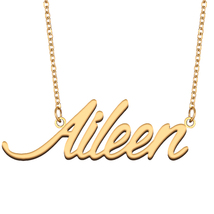 Aileen Name Necklace for Best Friend Family Member Birthday Christmas Gift - $15.99