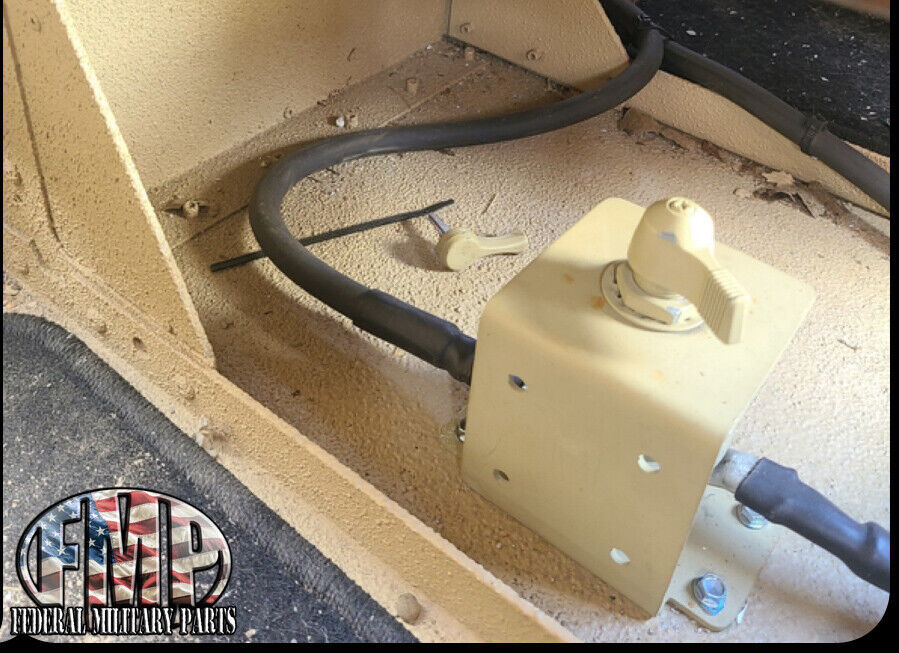 24v Master Battery Kill Switch security Tan Steel Body, fits