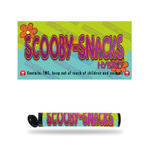 Scooby Snacks Pre-Roll Labels - Cali Pre Rolled Tube Stickers - £8.68 GBP+