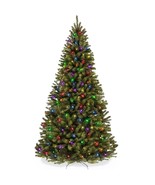 6.5 Ft Pre-Lit Premium Green Blue Fir Artificial Christmas Tree, Multi C... - £117.20 GBP