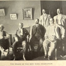 New York Delegation 1900 Print New Declaration History Struggle Antique ... - £23.52 GBP