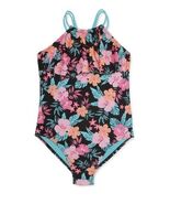 Wonder Nation Girls One Piece Fashion Swimsuit size M (7-8) Floral Print... - €12,87 EUR