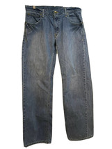 Levis Silvertab Vintage Distressed Blue Denim Jeans 32x32 Loose Relaxed Cotton - £55.38 GBP