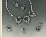 Cartier Diamonds and Rubies Superb New Creations 1950 Magazine Ad - £12.52 GBP