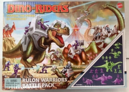NEW Mattel Dino-Riders Rulon Warriors Battle Pack Entertainment Earth Ex... - £20.87 GBP