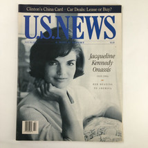 US News &amp; World Report Magazine May 30 1994 Jacqueline Kennedy Onassis Memoir - £11.37 GBP