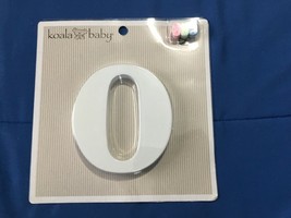 Koala Baby Wall Letter Lowercase &quot;o&quot; White *NEW* c1 - $10.99