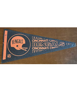 Vintage 1970&#39;s NFL Cincinnati Bengals Mini Felt Pennant - $13.10