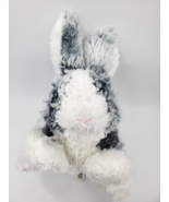 Dan Dee Bunny Rabbit Gray White Realistic 14&quot; Plush Easter Stuffed Toy B317 - $19.99