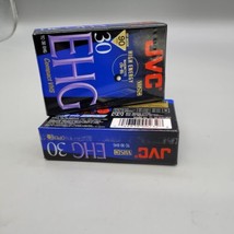 Lot of 2 Sealed JVC VHS-C High Energy EHG 30 Pro HiFi 90 min TC-30 Compact Tapes - £9.26 GBP