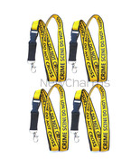 4 of of CRIME SCENE DO NOT CROSS Lanyards Keychain Metal Clasp - Forensi... - £10.15 GBP