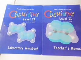 Real Science 4 Kids Chemistry Level II Laboratory Workbook &amp; Teacher&#39;s New - £27.91 GBP