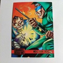 1995 Marvel Versus DC  Comic Trading Card Mole Man vs Penguin  # 99 - $7.91