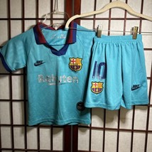 Barcelona 2019 2020 Third Football Shirt Pants Soccer Jersey 3-5Y Size 16 Nike - £15.79 GBP