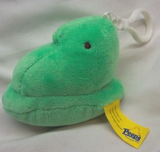 Just Born Peeps Green Chick Peep Keychain Clip 3&quot; Plush Stuffed Animal Toy - £11.87 GBP