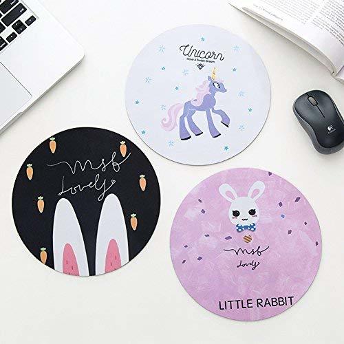 Cartoon Round Mouse Pads 22cm Diameter Home Hot Plates Dish Bowls Pads Tableware - $18.69