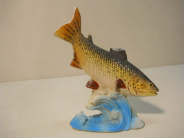 Trout on Water Hand Painted Figurine Decorative n963 - £12.65 GBP