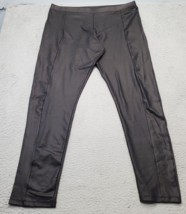 Long Tall Sally Compression Leggings Womens XL Black Stretch High Waiste... - $20.29