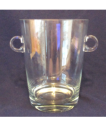 Clear Crystal 10&quot; Tall Ring Handled Champagne Bucket  - $66.55 CAD