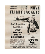 1966 US Navy Flight Jackets Advertisement Vintage Military Clothing DWF28 - $372.61 MXN