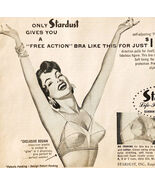 1955 Stardust Bra Underwear Advertisement Empire State Building NYC DWQQ7 - $232.68 MXN