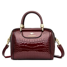 Patent Leather Handbags for Women Designer Pattern Women&#39;s Shoulder Crossbody Ba - £60.29 GBP
