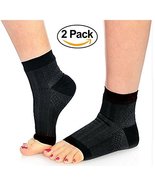 Plantar Fasciitis Compression Sock Sleeves 1 Pair ,2 Sleeves, Helps Circ... - £7.96 GBP