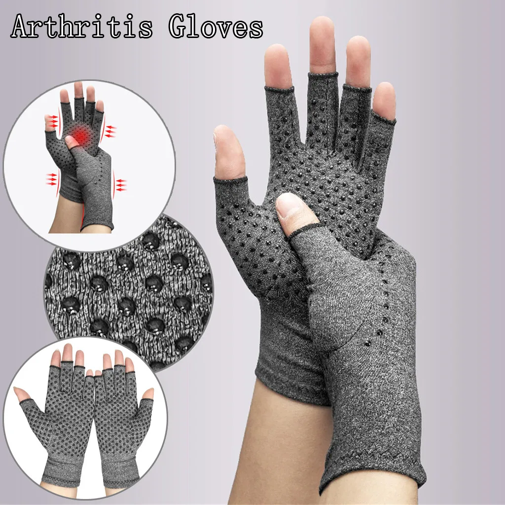 Sporting 1 Pair Compression Arthritis Gloves Wrist Support Cotton Joint Pain Rel - £18.48 GBP