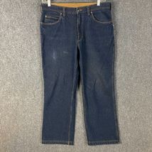 Duluth Trading Jeans Men&#39;s 36x28 Denim 100% Cotton Adults Blue - $365.38 MXN