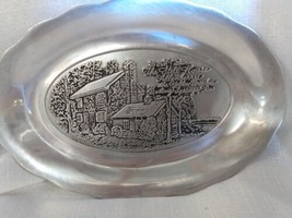 Wilson Pewter Tray Boiling Springs, PA Souvenir The Still House Allenberry  - $14.03